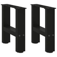 patas para mesa de centro de acero negro 2 uds  patas para mesa 3040 cm