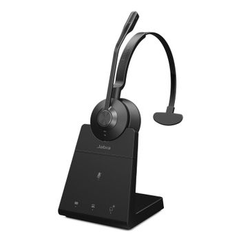 Auriculares Jabra Engage 45 SE inalámbricos DECT con micrófono Boom y protección auditiva negro