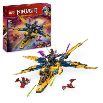 LEGO Ninjago Super Jet de la Tormenta de Ras y Arin, Juego de construcción +8 años - 71833