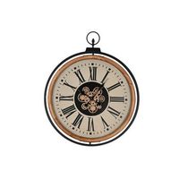 reloj pared metal pino 74x9x91 movimiento natural