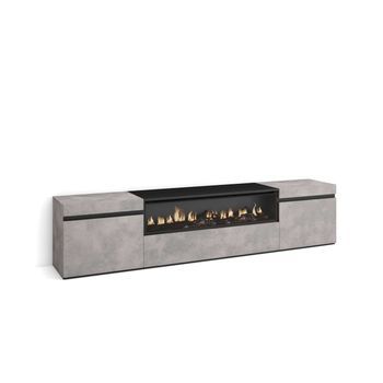 Mueble Tv Adamuz Con Chimenea Eléctrica Integrada