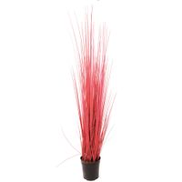 cesped en maceta artificial rojo h100