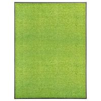 felpudo lavable verde 90x120 cm vidaxl