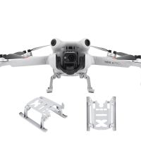 brdrc patas de tren de aterrizaje plegables de altura extendida de 25 mm protector de soporte para dji mini 4 pro rc dro