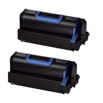 Compatible Multipack OKI MB770 Printer Toner Cartridges (2 Pack) -45488802
