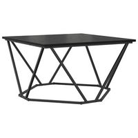 mesa de cafe - mesa de centro - mesa baja roble negro 80 x 80 x 45 cm