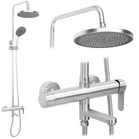 conjunto de ducha arcos brush nickel