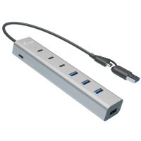hub i-tec 7 puertos usb 5 gbps modelo charging metal hub proteccion y carga avanzada