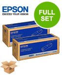 epson s050698 black original toners twin pack 2 pack