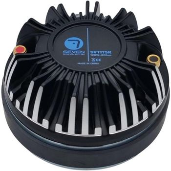 Seven Soundvector SVT175R Driver de Compresión Tweeter Motor de Agudos Diafragma Titanio 44mm Sensibilidad 110dB Potencia Nominal 120W AES 480W Peak Cajas Profesionales Instalaciones Custom Car Audio
