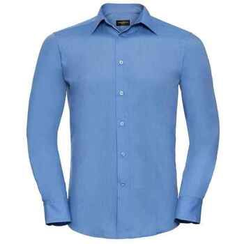 Russell Collection Camisa manga larga J924M para hombre