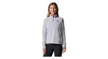 Forro polar mountain hardwear microchill 2 0 gris para mujer