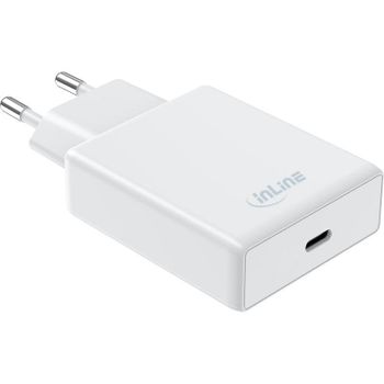 Cargador USB-C InLine 31565W Power Delivery 65W Blanco