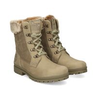 panama jack botas planas mujer - beige talla 40