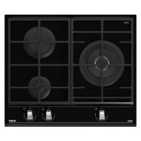 teka gzc 63310 placa de gas butano 3 zonas 60cm negra