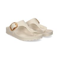 birkenstock sandalias planas mujer - blanco talla 37r