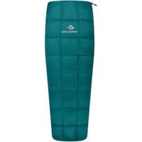 sea to summit saco de dormir traveller trii - l left zip verde azulado