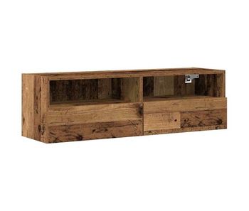 Mueble de tv montado en la pared madera vieja 100 x 30 x 30 cm