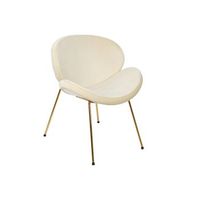 silla poliester metal 63x57x73 terciopelo beige