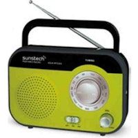 sunstech rps560 portatil analogica verde radio