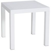 mesa auxiliar ocean plastico blanco 45x45x45 cm clp