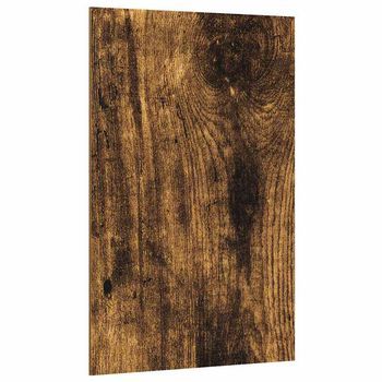Paneles Decorativos 50 Uds. Roble Ahumado 40 X 60 X 0,27 Cm Vidaxl