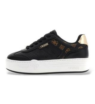 Guess para mujer. FLFSOMFAL12 Zapatillas Sombra negro (41), 3 a 5cm, Cordones, Casual, Poliuretano