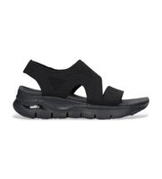 skechers para mujer 119458 sandalias arch fit - brightest day negro 39 1 a 3cm velcro casual