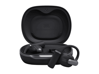 REACONDICIONADO Seminuevo Muy bueno Auriculares conducción de aire - JBL Sense Pro, 38h Autonomía, Open-ear, Gancho Ajustable, 4 Micrófonos, Negro