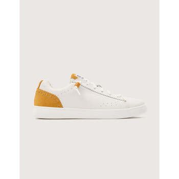 Koala Bay Zapatillas Baskets blanches et moutarde - Shokuyoku para mujer