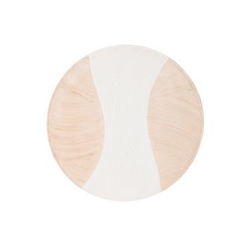 Decoracion Pared Madera Mango 90,5x2x90,5 Tallada