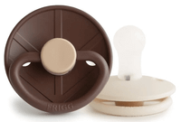 frigg little viking chupete block silicona creamcocoa 0m 2 uds