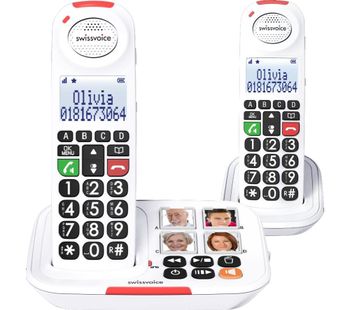 SWISSVOICE Xtra 2155 Duo ATL1420289 Cordless Phone - Twin Handsets