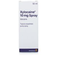 xylocaine 10mg anaesthetic spray