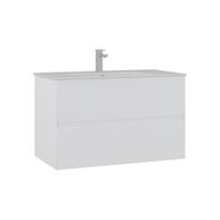 mueble para lavabo  - 91 x 51 x 55 cm - blanco mate