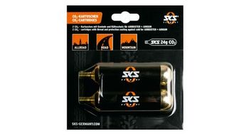 Cartuchos sks co2  24g  para airbuster y airbuster 2 piezas