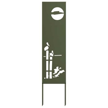 Pantalla De Privacidad Para Jardín Verde Oliva 32 X 140 Cm Vidaxl