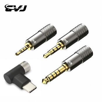 Cable de auriculares CVJ tipo C de 2,5mm, 3,5mm y 4,4mm, conector de audio intercambiable de alta calidad para VS400 LS200-S Hato TS800 Jackdaw