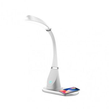 Flexo rejalgar 5w 400lm 3500-6000k blanco 45x22,5x24 cm carg.mov.inalamb.5 colores x 3 intensid. regulables