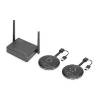 sistema de colaboracion inalambrico digitus click  present pro 2tx1rx