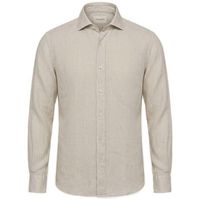 tintoria mattei camisa manga larga j66 tnp linen-us3 para hombre