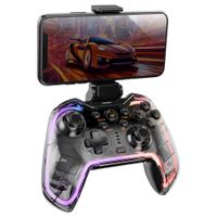 mats gaming mgp-bt2 gamepad bluetooth 50 rgb neon adaptador universal smartphone hasta 7 funcion turbo vibracion haptica gatillos analogicos funcion de macros conexion dual switch switch