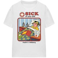 steven rhodes camiseta sick of your shit para mujer