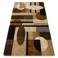 alfombra royal 5376 geometricos circulos - beige  crema 300x400 cm