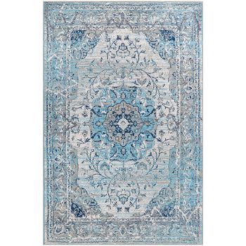 Alfombra Vintage Oriental - (290x200 Cm) - Larel Azul