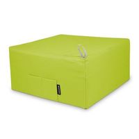 puff cama individual para una persona polipiel verde happers unico