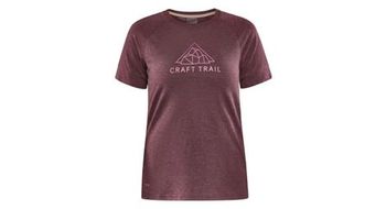 Camiseta de manga corta para mujer craft adv trail wool blanca