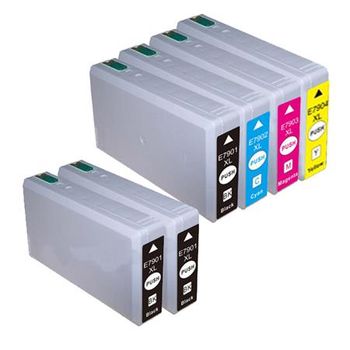 Compatible Multipack Epson WorkForce Pro WF-5190DW Printer Ink Cartridges (6 Pack) -C13T79014010