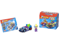 figura - magicbox t-racers light speed car  racer superhings mix race aleatoria multicolor