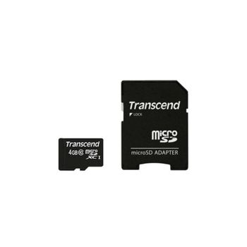 Memoria flash Transcend TS4GUSDHC10 4 GB MicroSDHC Clase 10 90 MB/s